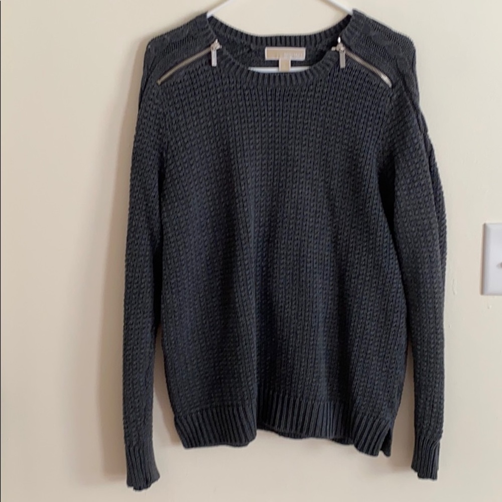 Michael Michael Kors Grey Long sleeve sweater zip